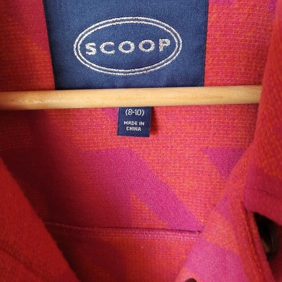 Scoop Women's Oversized Barn Style Jacket Size Medium - Picture 7 of 9